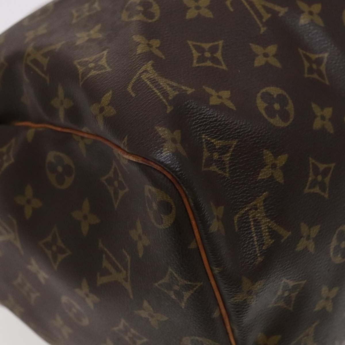 Louis Vuitton Keepall 45 Brown Canvas Travel Bag (Pre-Owned) Size ONE SIZE - 11 Thumbnail