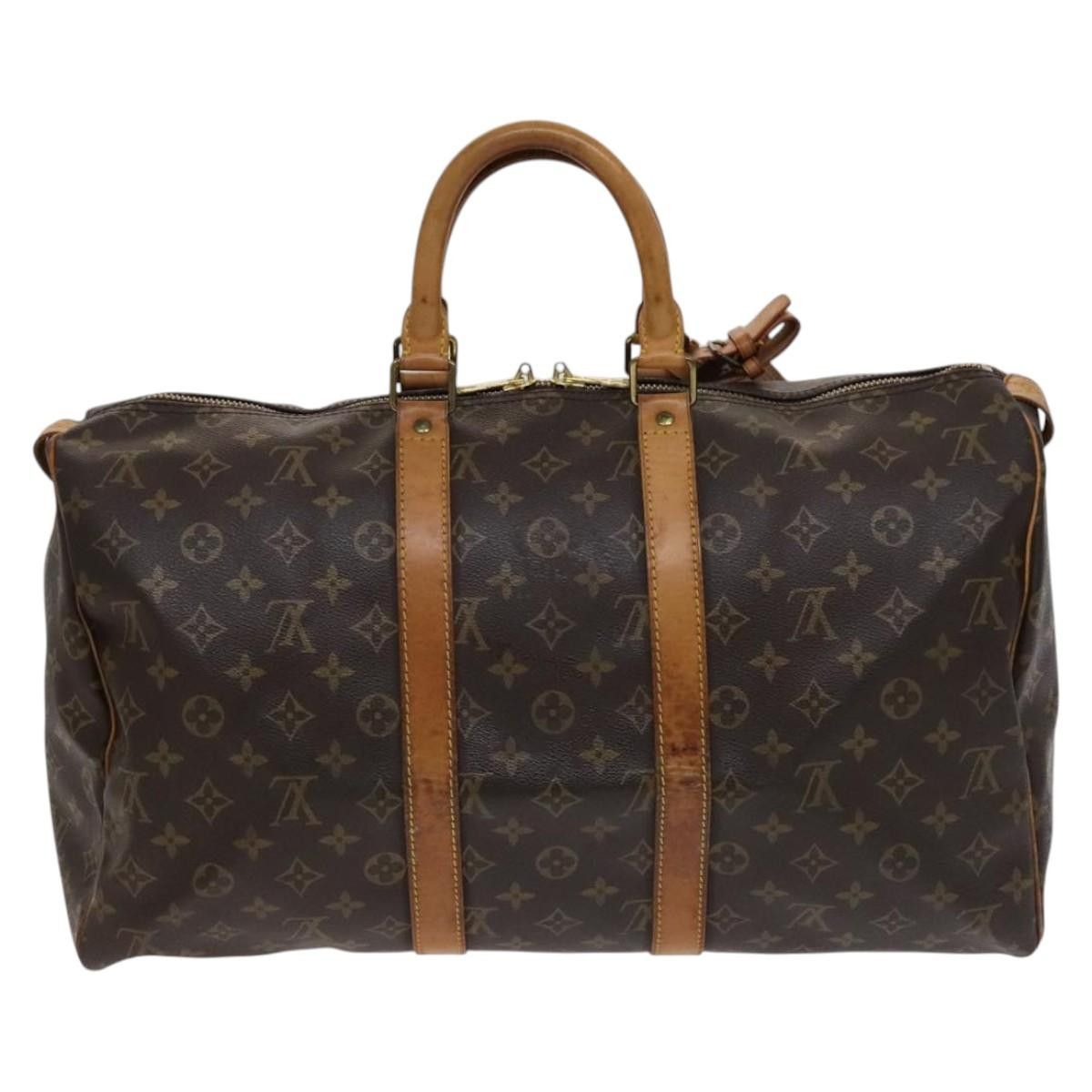 Louis Vuitton Keepall 45 Brown Canvas Travel Bag (Pre-Owned) Size ONE SIZE - 2 Thumbnail