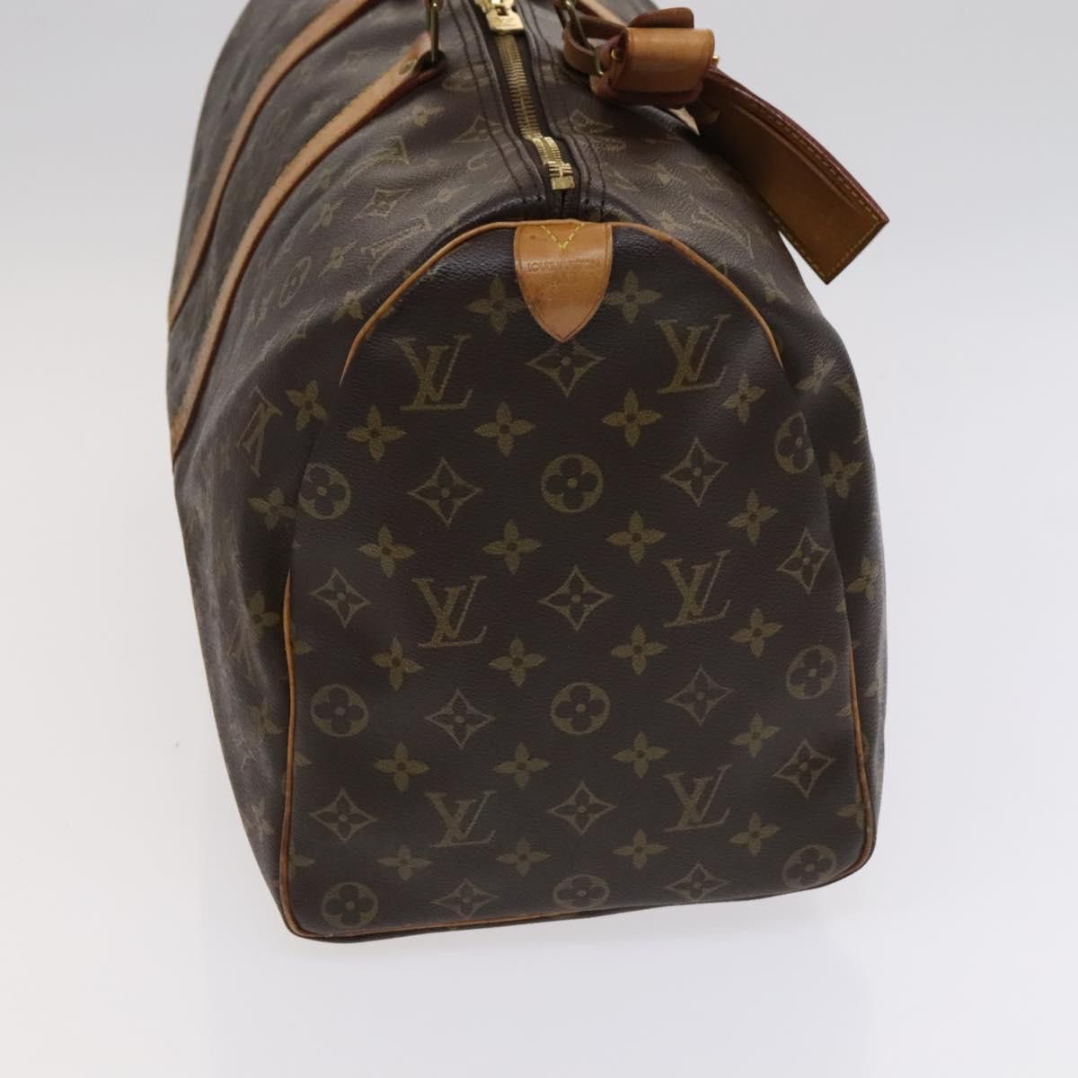 Louis Vuitton Keepall 45 Brown Canvas Travel Bag (Pre-Owned) Size ONE SIZE - 4 Thumbnail