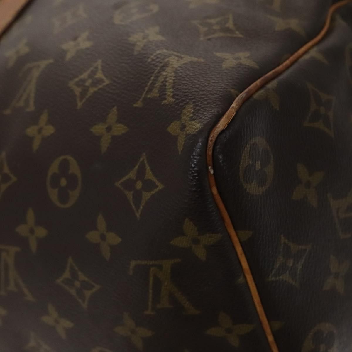 Louis Vuitton Keepall 45 Brown Canvas Travel Bag (Pre-Owned) Size ONE SIZE - 10 Thumbnail