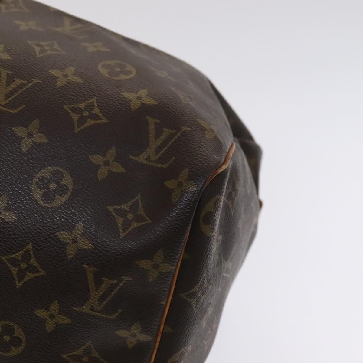 Louis Vuitton Keepall 45 Brown Canvas Travel Bag (Pre-Owned) Size ONE SIZE - 8 Thumbnail