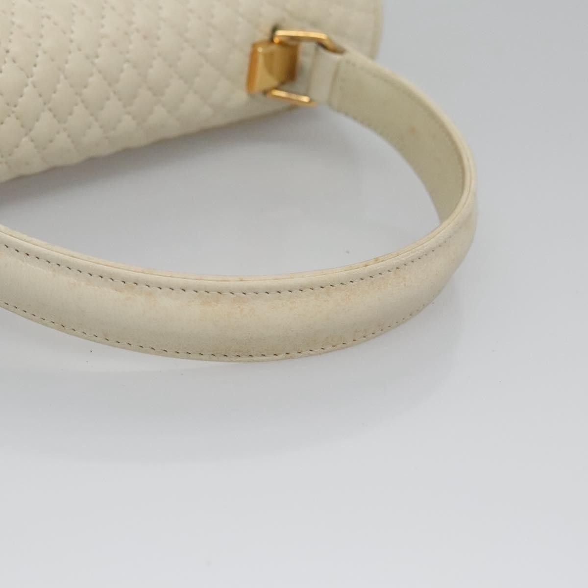 Bally White Leather Handbag (Pre-Owned) Size ONE SIZE - 5 Thumbnail