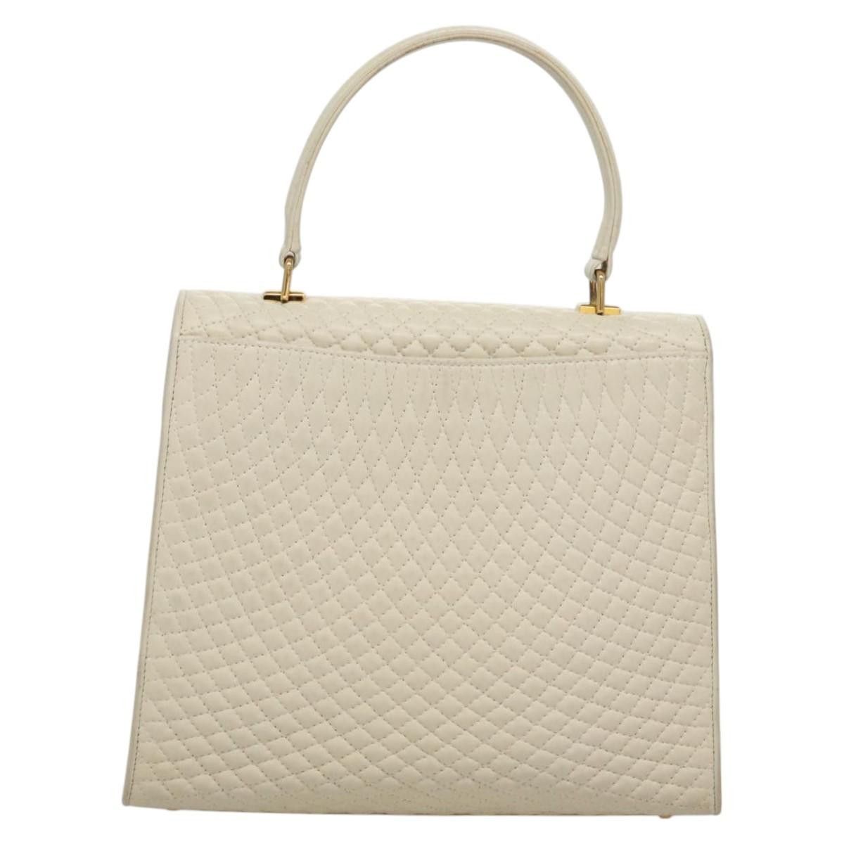 Bally White Leather Handbag (Pre-Owned) Size ONE SIZE - 2 Thumbnail