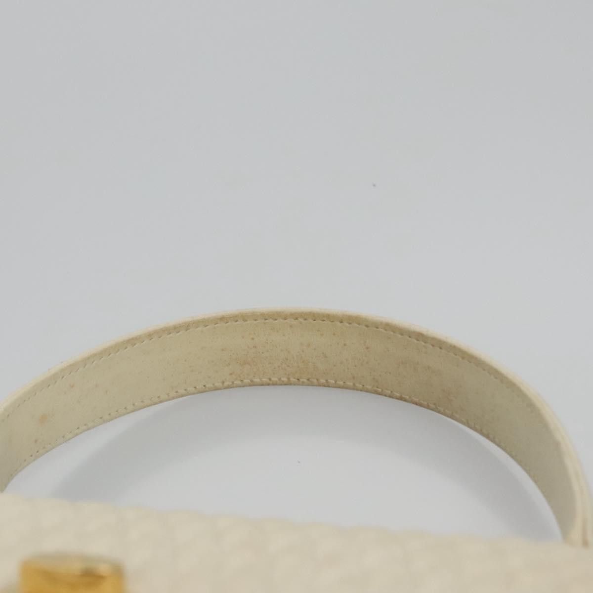 Bally White Leather Handbag (Pre-Owned) Size ONE SIZE - 7 Thumbnail