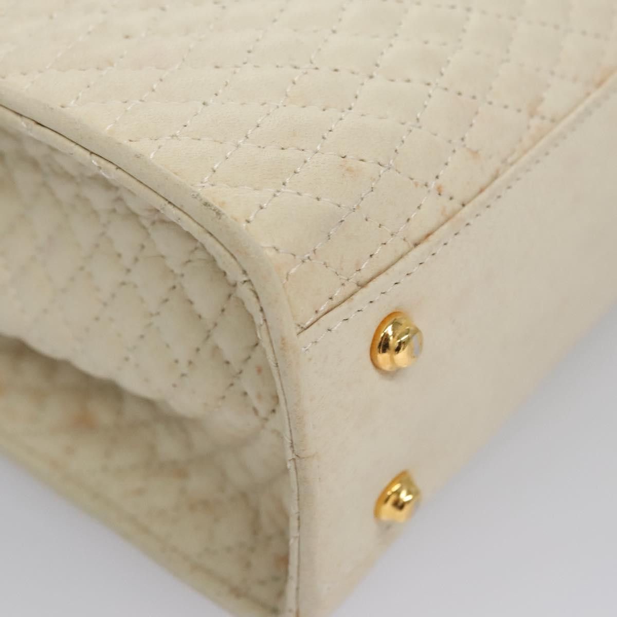 Bally White Leather Handbag (Pre-Owned) Size ONE SIZE - 9 Thumbnail