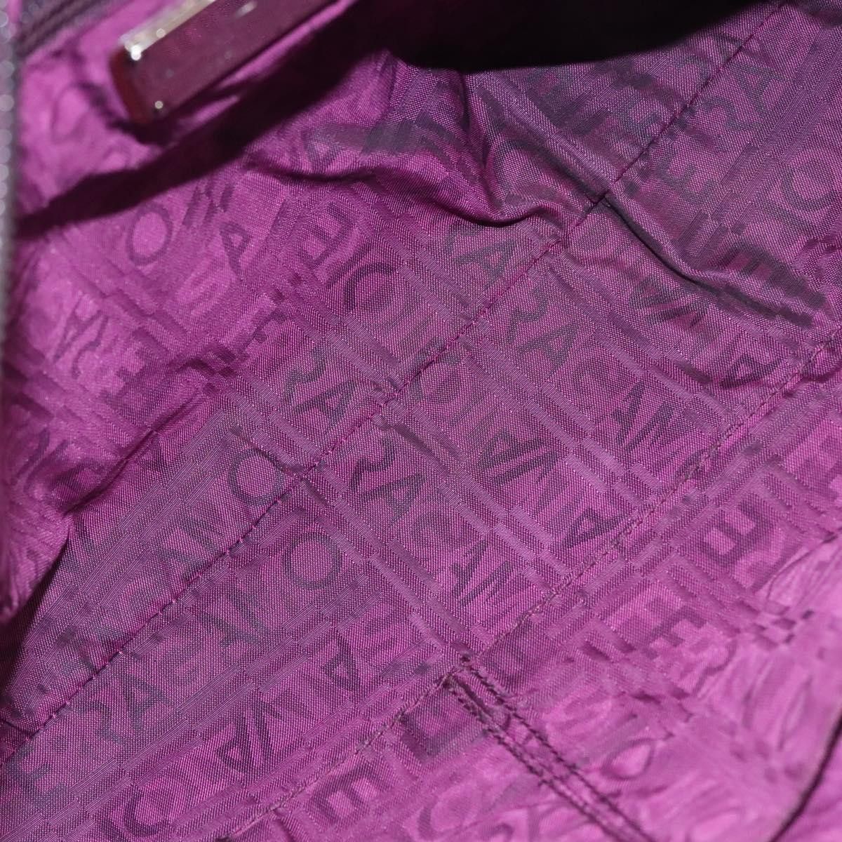 Salvatore Ferragamo Gancini Purple Patent Leather Handbag (Pre-Owned) Size ONE SIZE - 14 Thumbnail