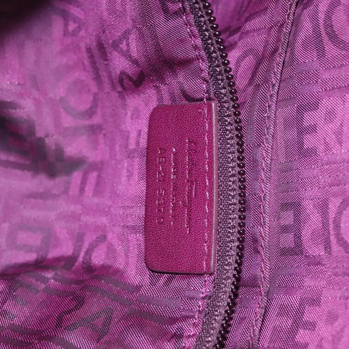 Salvatore Ferragamo Gancini Purple Patent Leather Handbag (Pre-Owned) Size ONE SIZE - 18 Thumbnail