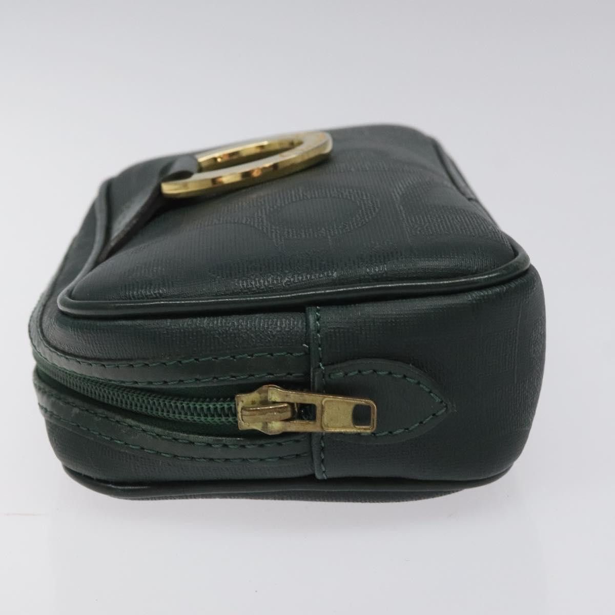 Dior Trotter Green Canvas Clutch Bag (Pre-Owned) Size ONE SIZE - 4 Thumbnail