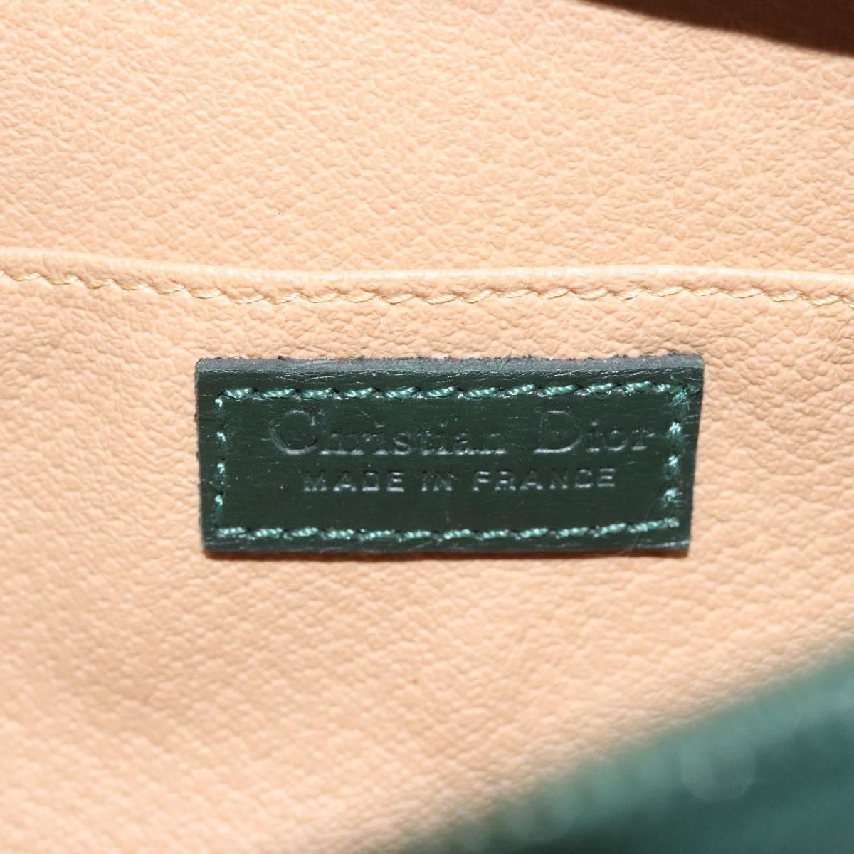 Dior Trotter Green Canvas Clutch Bag (Pre-Owned) Size ONE SIZE - 12 Thumbnail