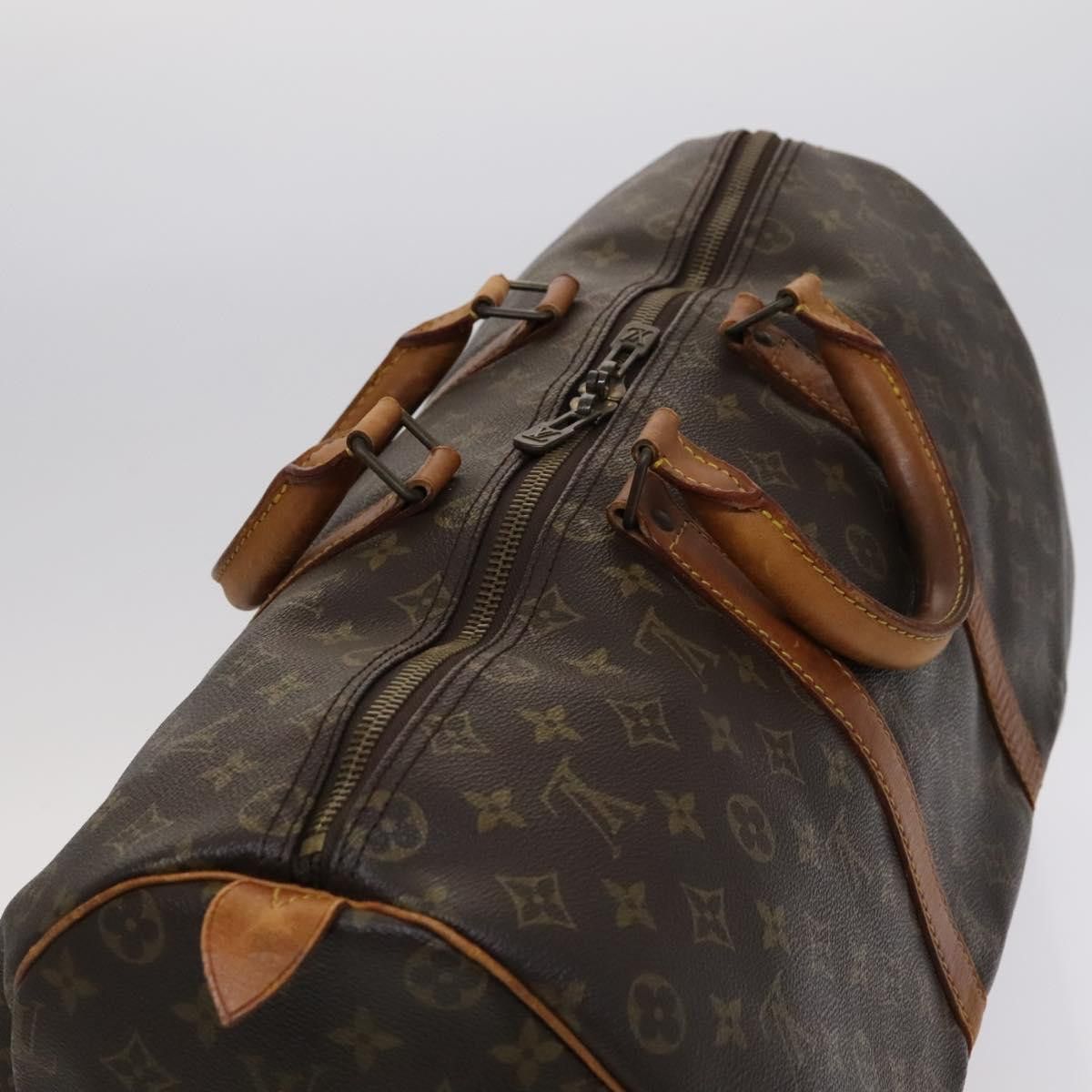 Louis Vuitton Keepall 50 Brown Canvas Travel Bag (Pre-Owned) Size ONE SIZE - 5 Thumbnail