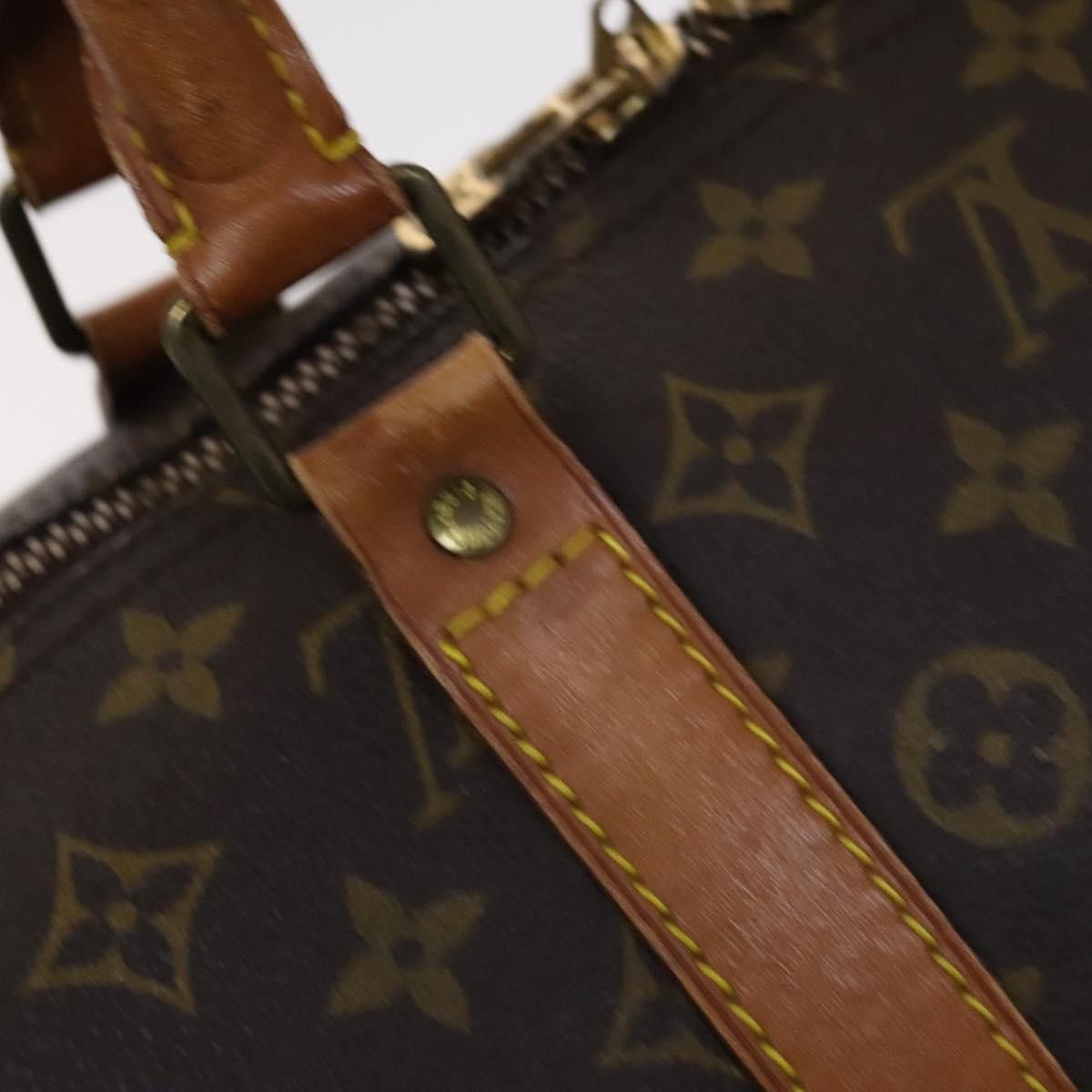 Louis Vuitton Keepall 55 Brown Canvas Travel Bag (Pre-Owned) Size ONE SIZE - 13 Thumbnail