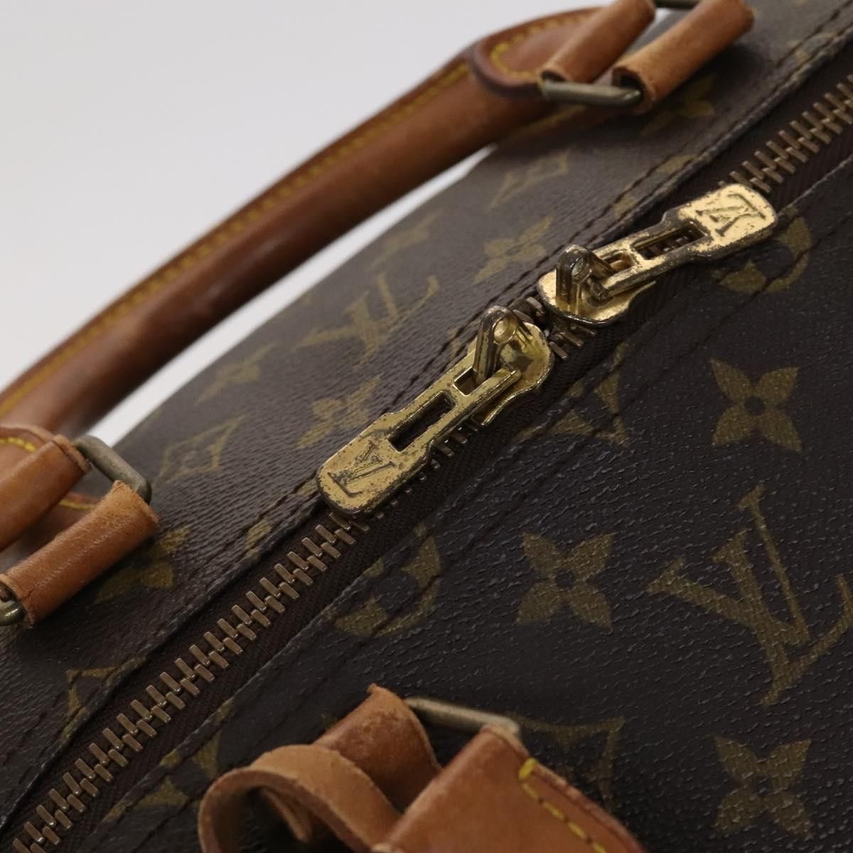 Louis Vuitton Keepall 55 Brown Canvas Travel Bag (Pre-Owned) Size ONE SIZE - 14 Thumbnail