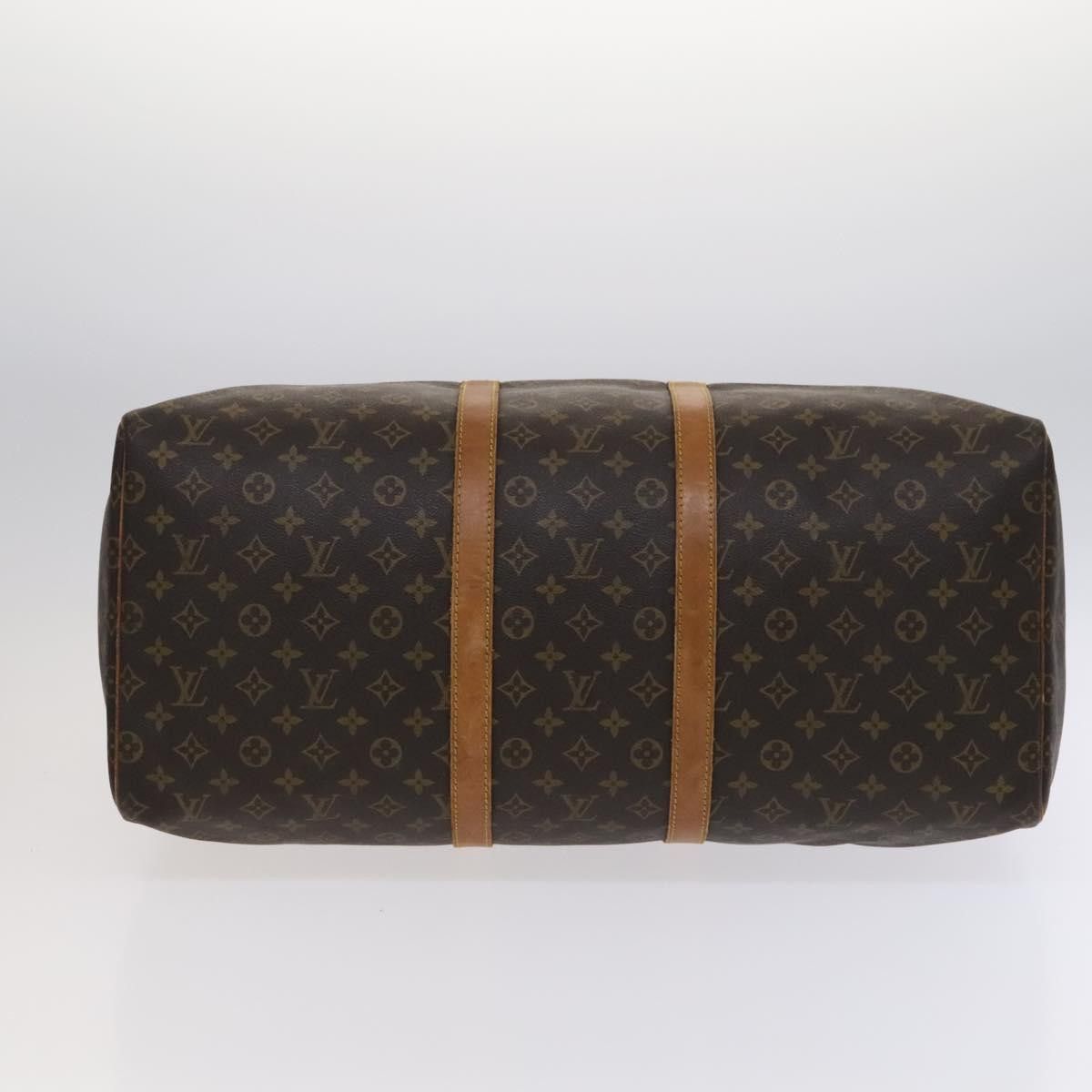 Louis Vuitton Keepall 55 Brown Canvas Travel Bag (Pre-Owned) Size ONE SIZE - 8 Thumbnail