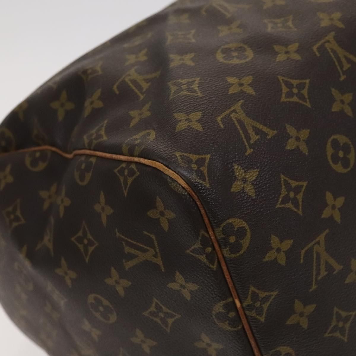 Louis Vuitton Keepall 55 Brown Canvas Travel Bag (Pre-Owned) Size ONE SIZE - 12 Thumbnail