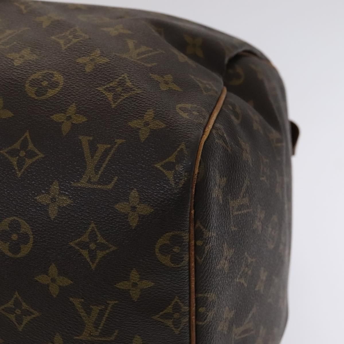 Louis Vuitton Keepall 55 Brown Canvas Travel Bag (Pre-Owned) Size ONE SIZE - 9 Thumbnail