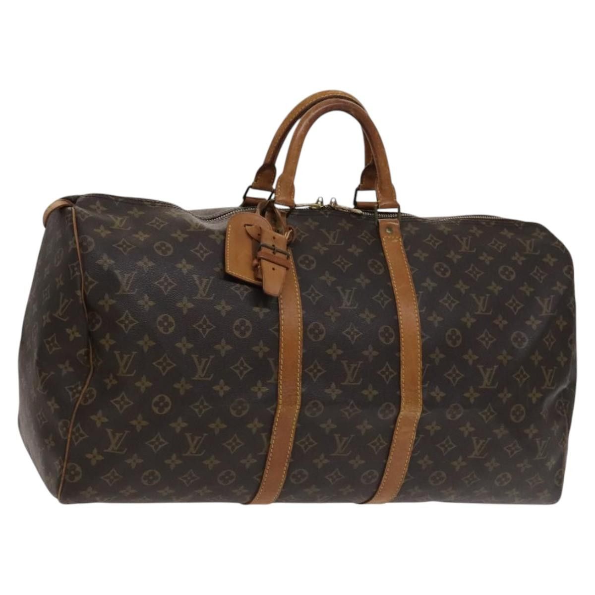 Louis Vuitton Keepall 55 Brown Canvas Travel Bag (Pre-Owned) Size ONE SIZE - 20 Thumbnail