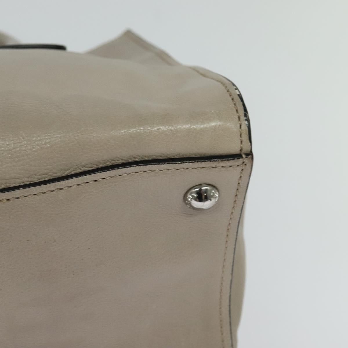 Prada Galleria Beige Leather Handbag (Pre-Owned) Size ONE SIZE - 11 Thumbnail