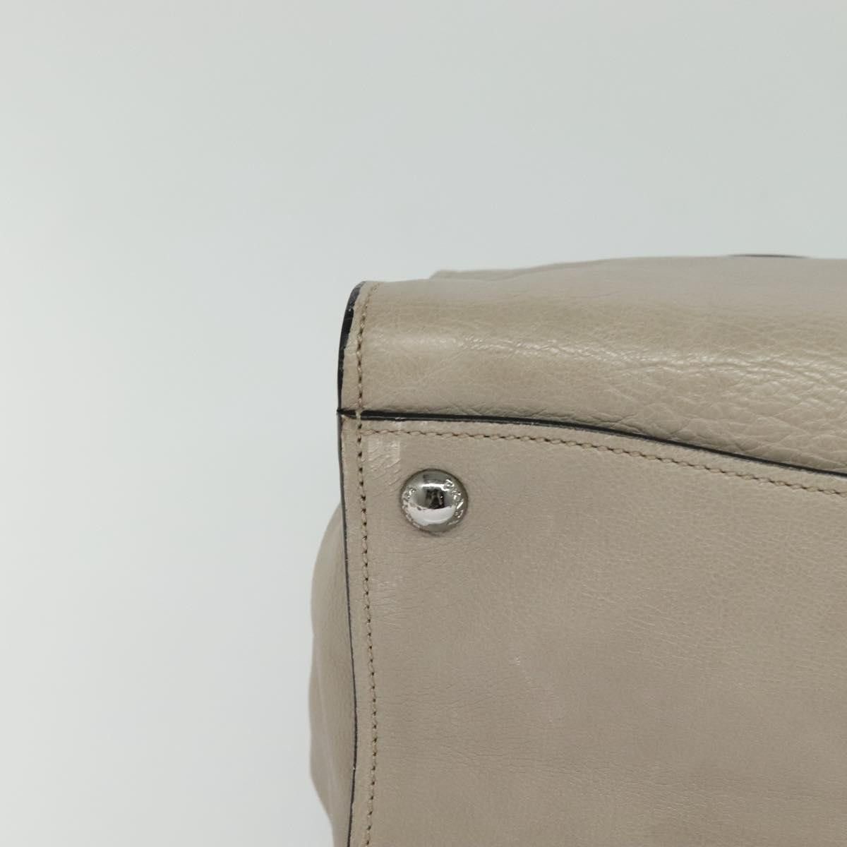 Prada Galleria Beige Leather Handbag (Pre-Owned) Size ONE SIZE - 8 Thumbnail