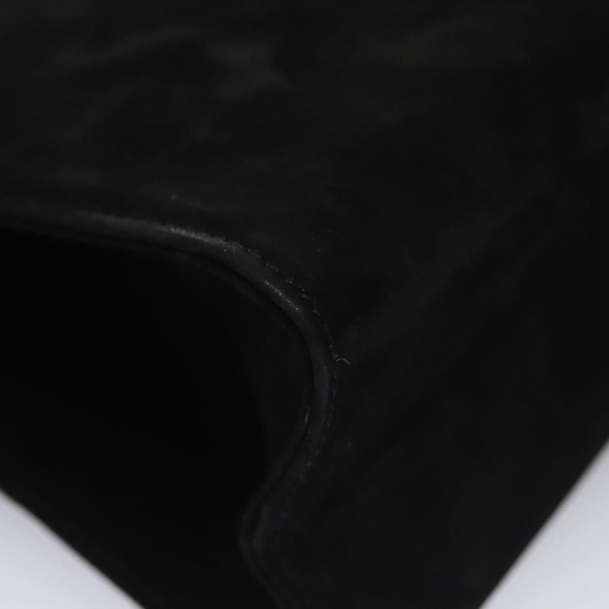 Salvatore Ferragamo Vala Black Suede Handbag (Pre-Owned) Size ONE SIZE - 14 Thumbnail