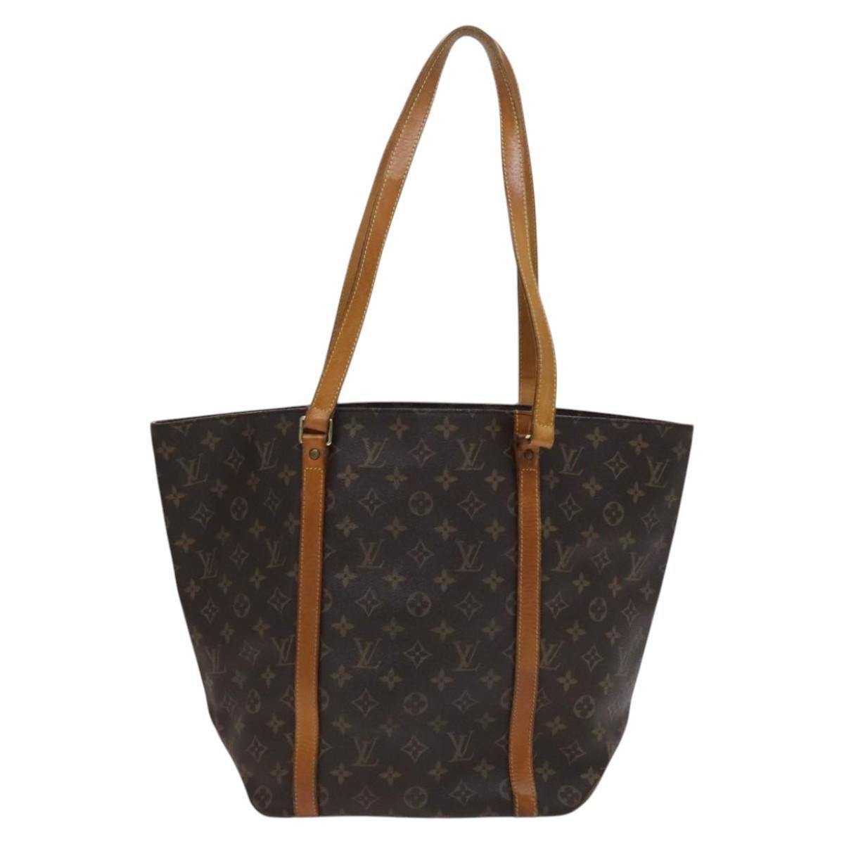 Louis Vuitton Shopping Brown Canvas Tote Bag (Pre-Owned) Size ONE SIZE - 3 Thumbnail