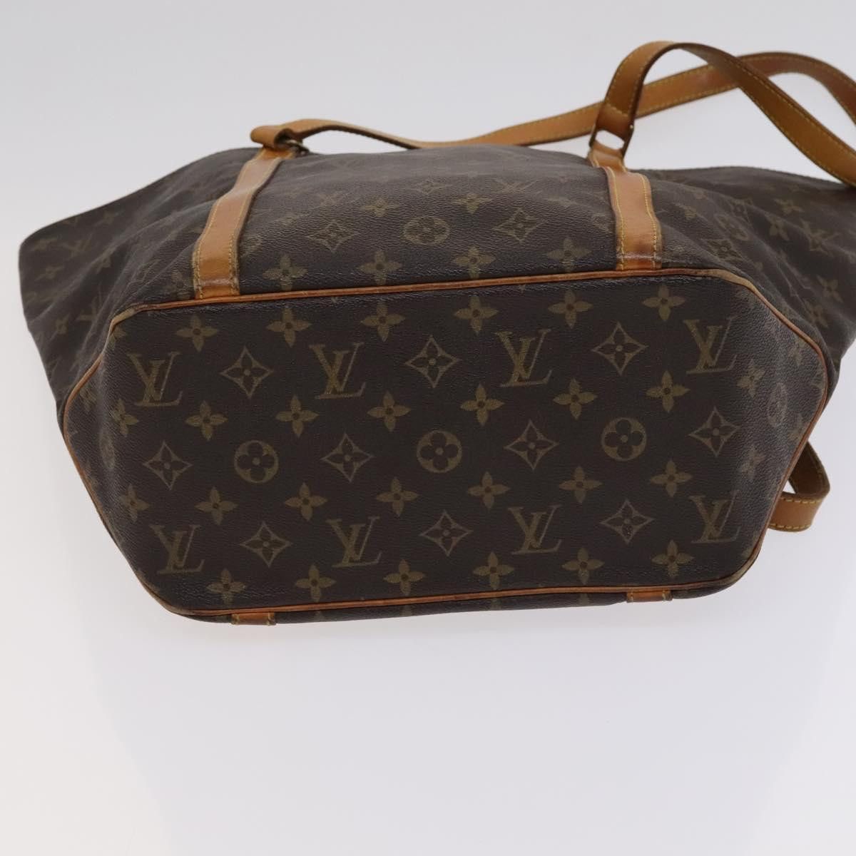 Louis Vuitton Shopping Brown Canvas Tote Bag (Pre-Owned) Size ONE SIZE - 9 Thumbnail