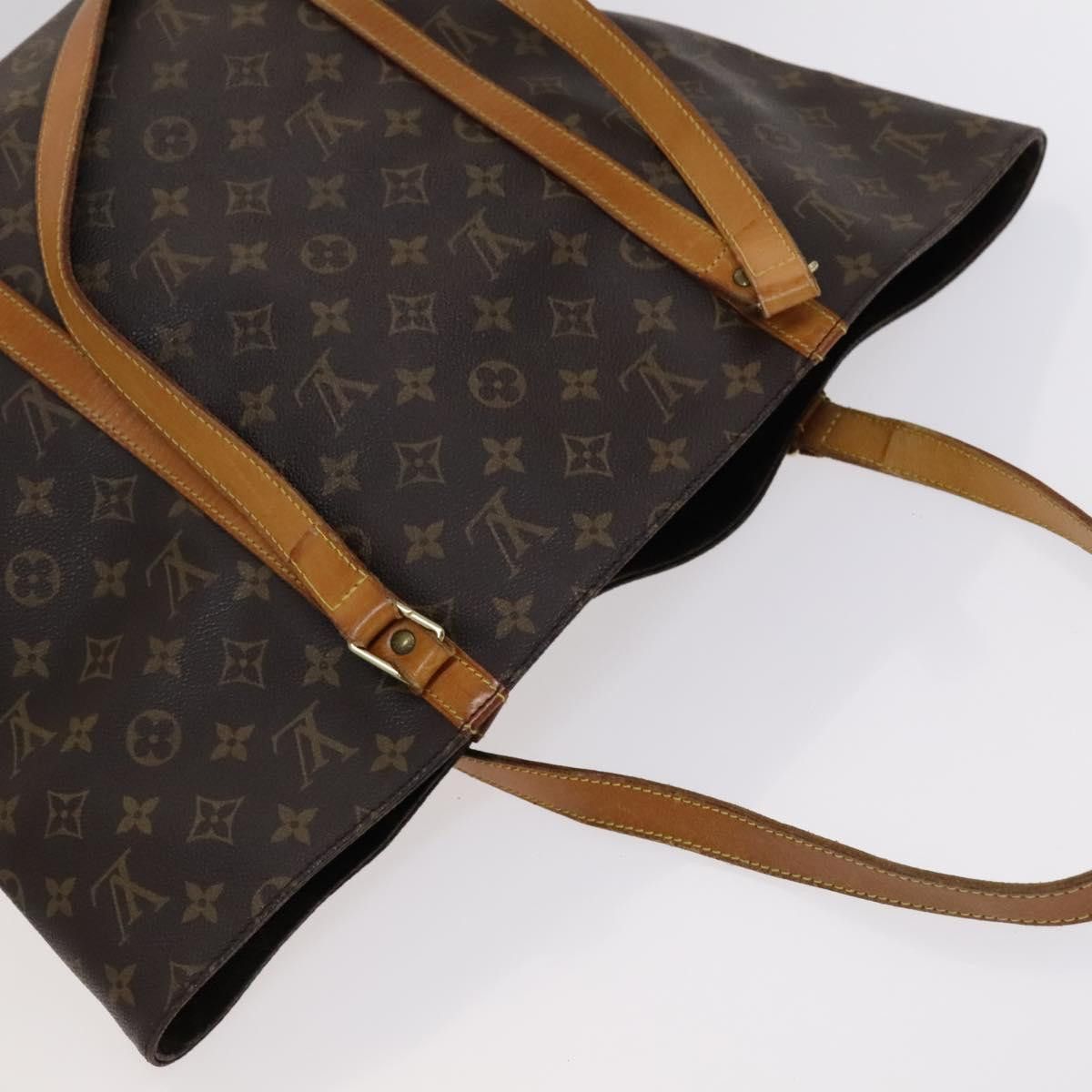 Louis Vuitton Shopping Brown Canvas Tote Bag (Pre-Owned) Size ONE SIZE - 6 Thumbnail