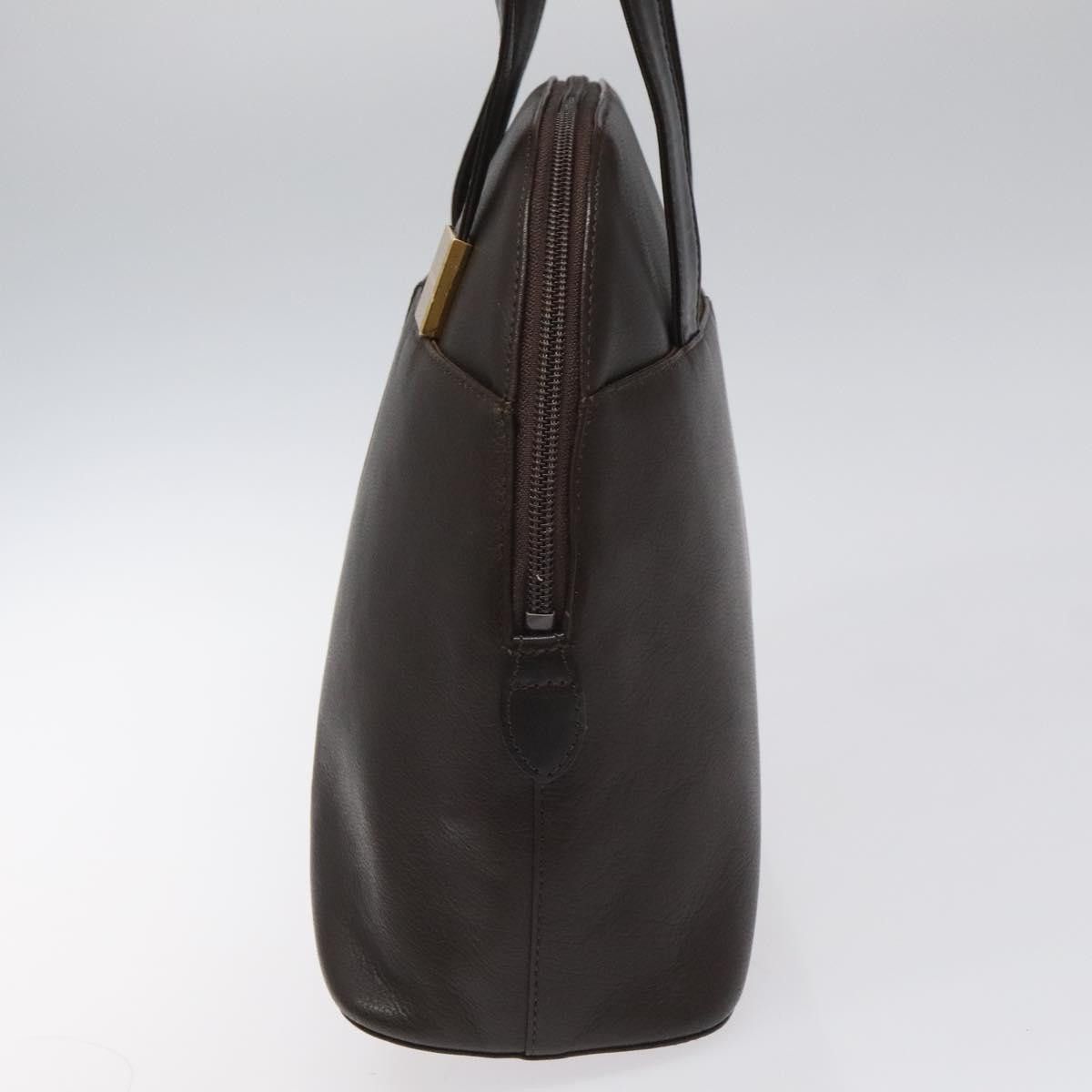 Burberry Brown Leather Handbag (Pre-Owned) Size ONE SIZE - 4 Thumbnail