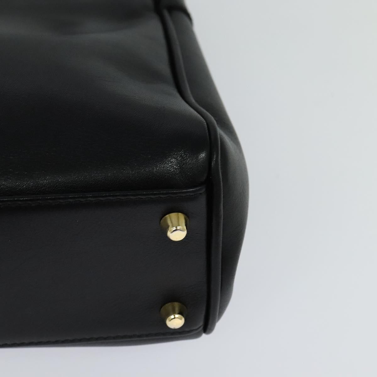 Burberry Black Leather Handbag (Pre-Owned) Size ONE SIZE - 20 Thumbnail