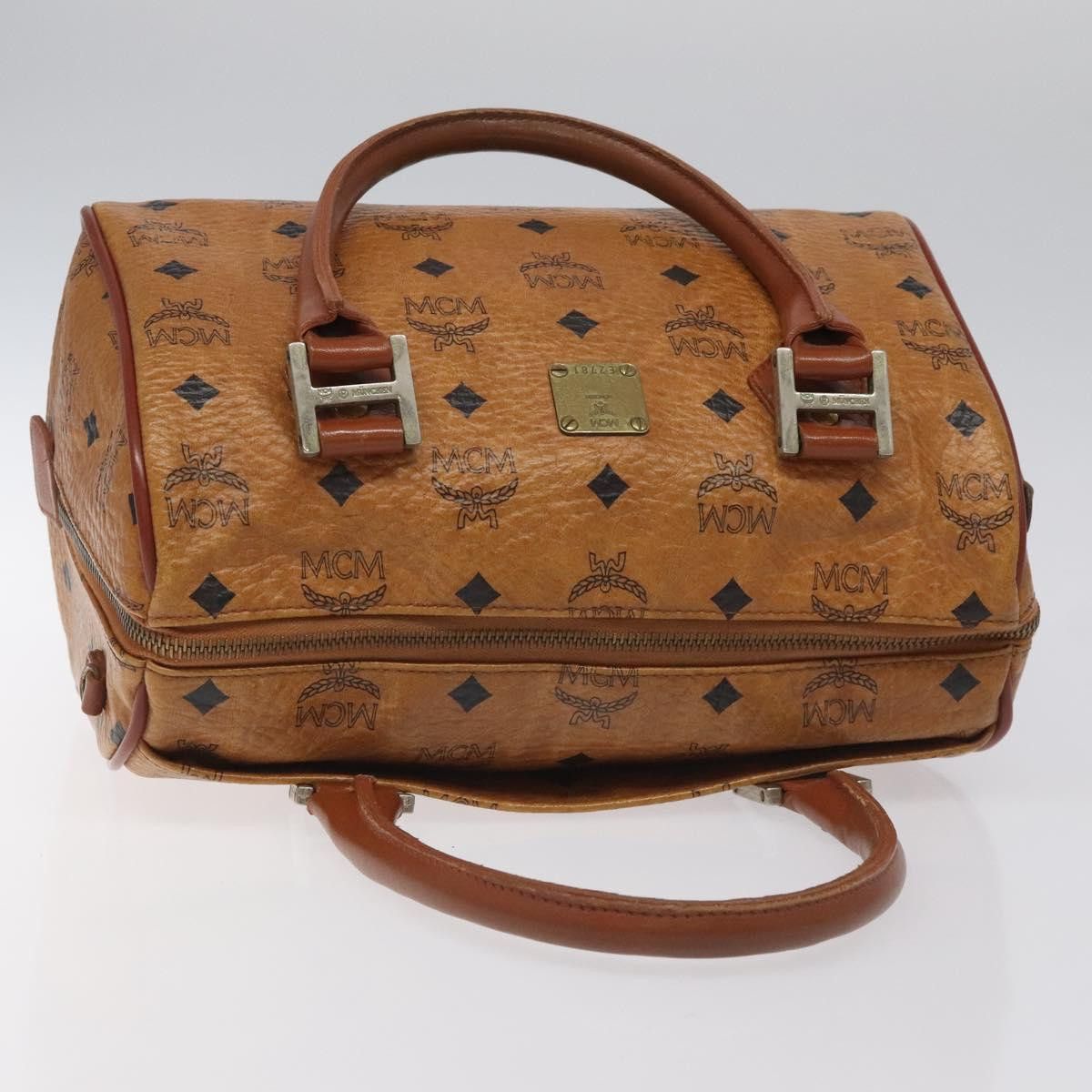 MCM Visetos Brown Canvas Handbag (Pre-Owned) Size ONE SIZE - 13 Thumbnail