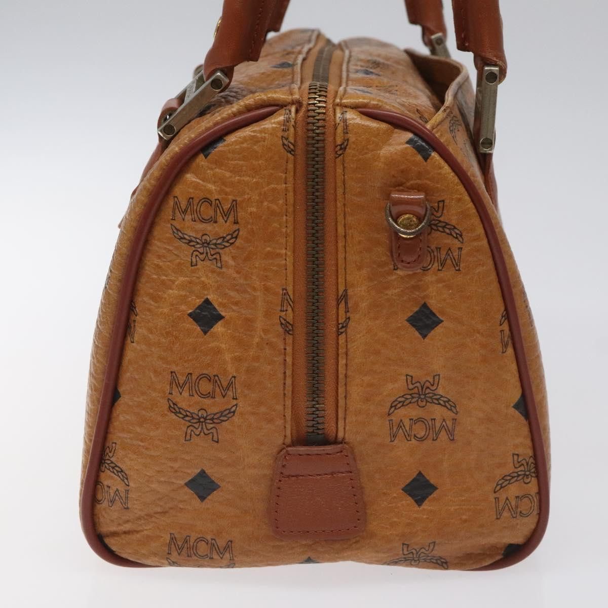 MCM Visetos Brown Canvas Handbag (Pre-Owned) Size ONE SIZE - 4 Thumbnail