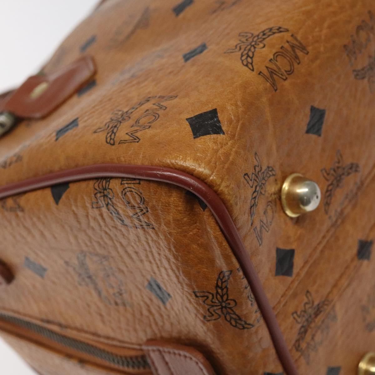 MCM Visetos Brown Canvas Handbag (Pre-Owned) Size ONE SIZE - 19 Thumbnail
