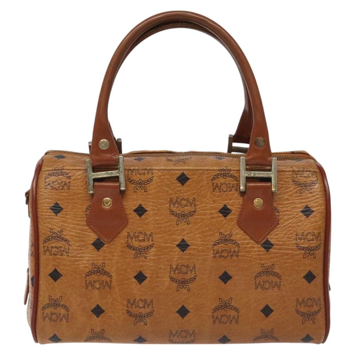 MCM Visetos Brown Canvas Handbag (Pre-Owned) Size ONE SIZE - 2 Thumbnail