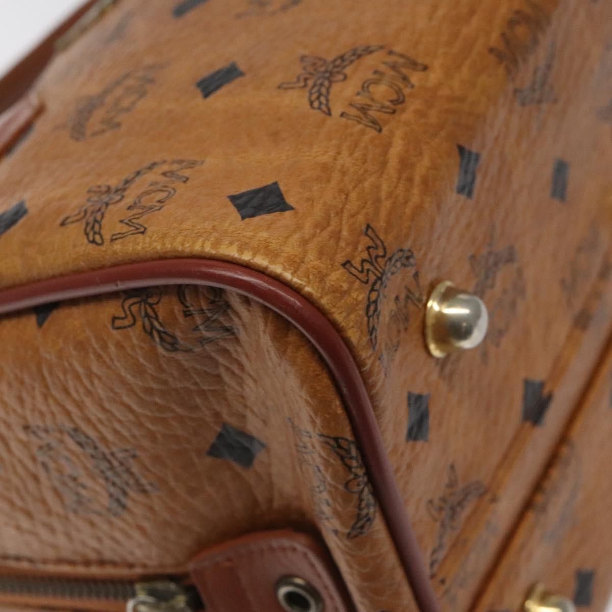 MCM Visetos Brown Canvas Handbag (Pre-Owned) Size ONE SIZE - 17 Thumbnail