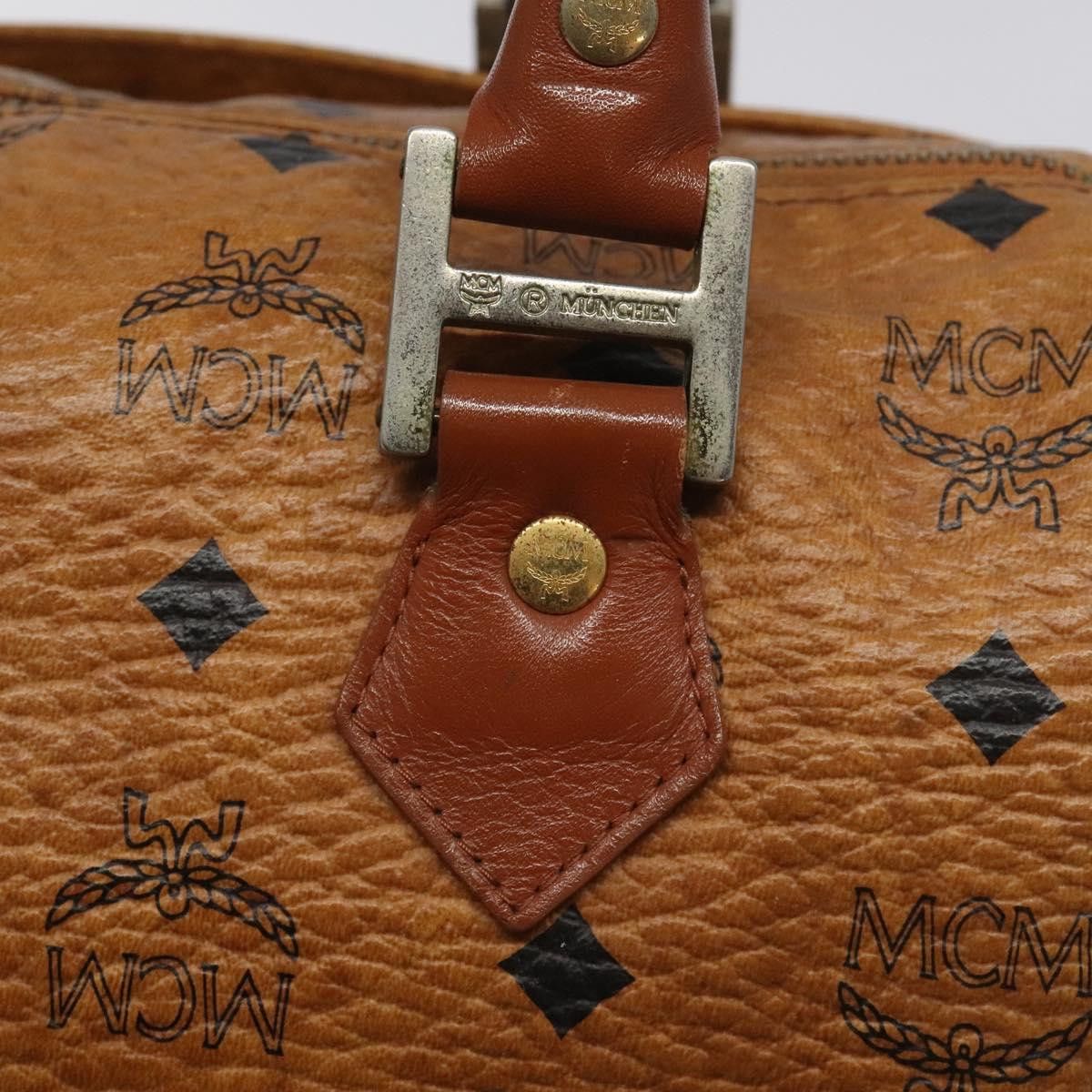 MCM Visetos Brown Canvas Handbag (Pre-Owned) Size ONE SIZE - 14 Thumbnail