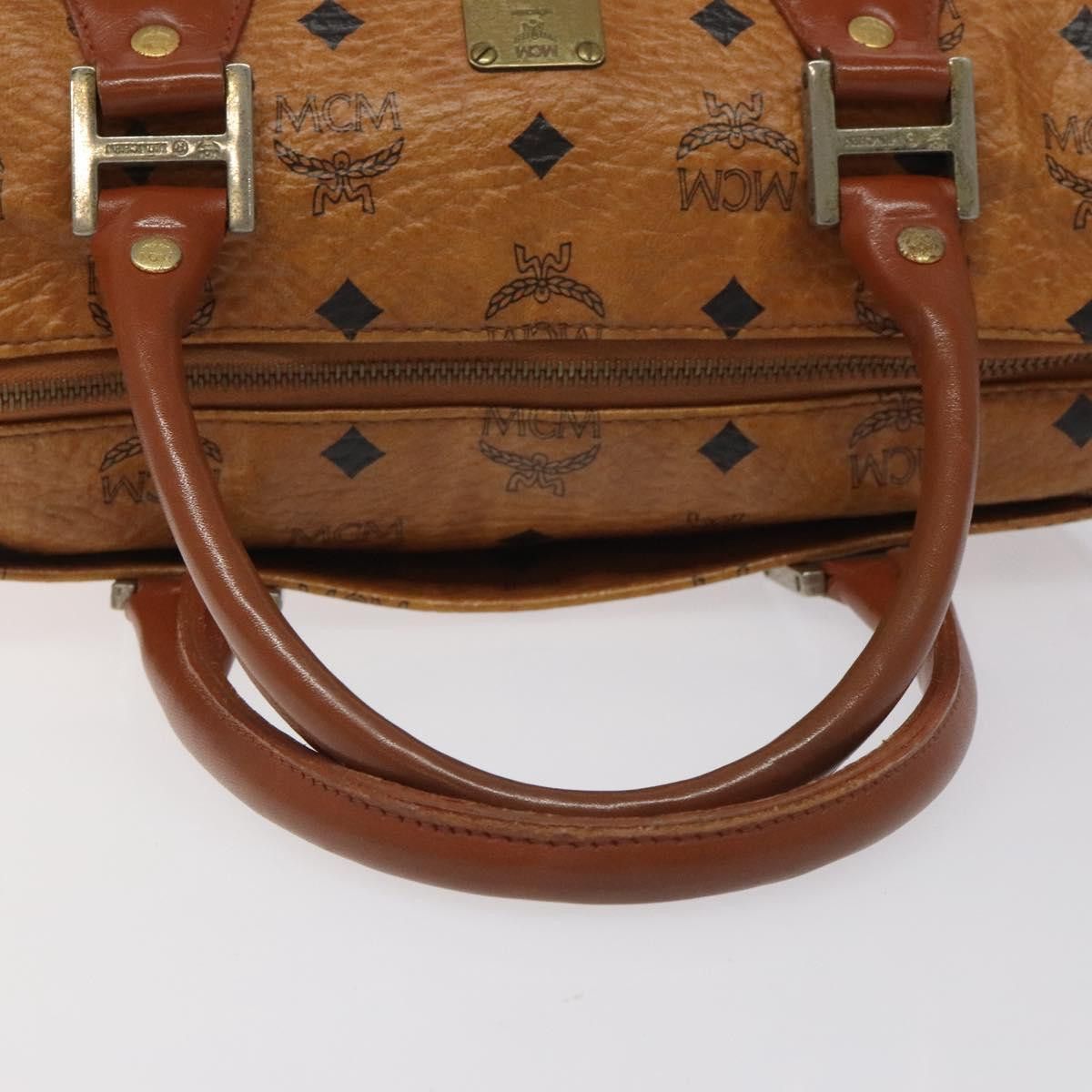 MCM Visetos Brown Canvas Handbag (Pre-Owned) Size ONE SIZE - 5 Thumbnail