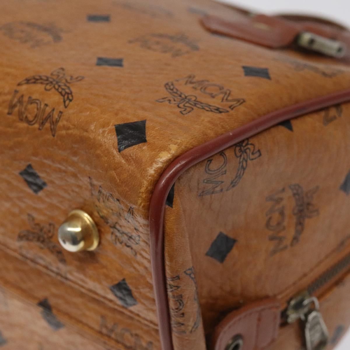 MCM Visetos Brown Canvas Handbag (Pre-Owned) Size ONE SIZE - 18 Thumbnail