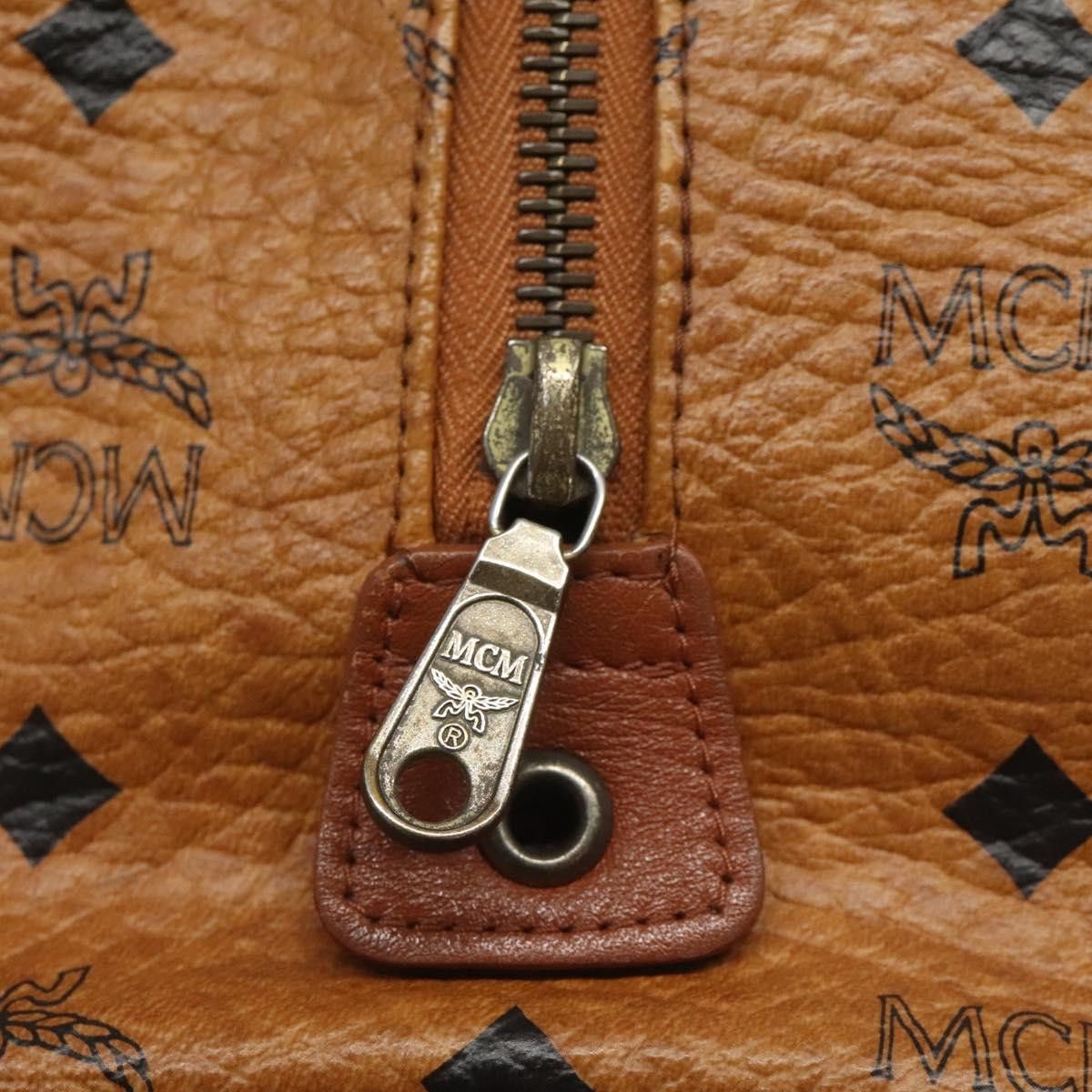 MCM Visetos Brown Canvas Handbag (Pre-Owned) Size ONE SIZE - 8 Thumbnail
