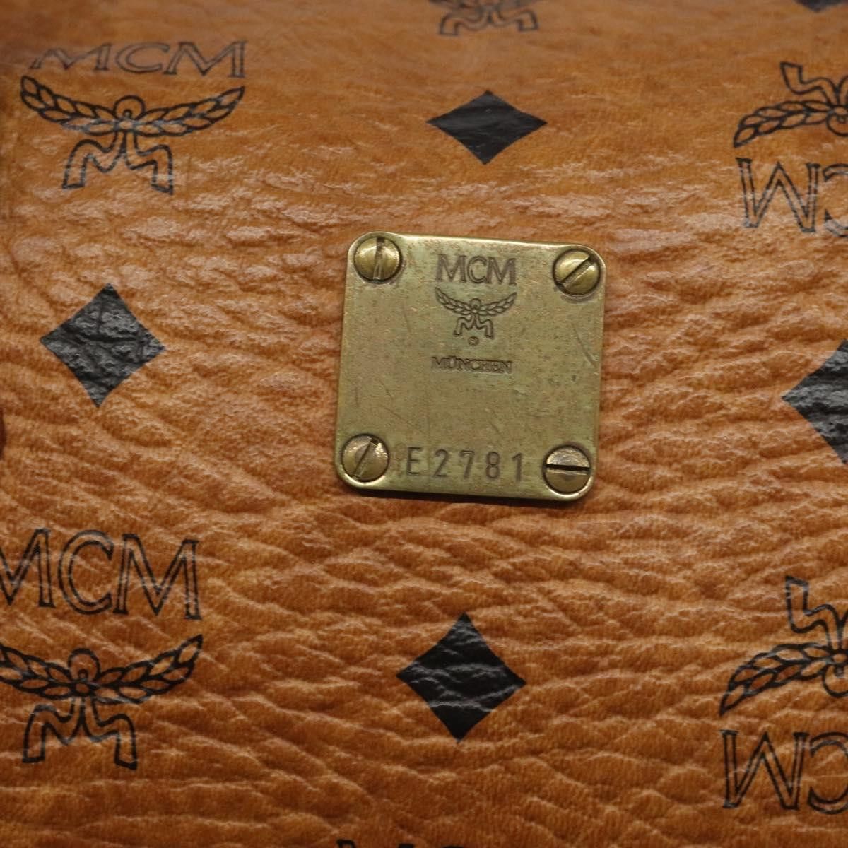 MCM Visetos Brown Canvas Handbag (Pre-Owned) Size ONE SIZE - 10 Thumbnail