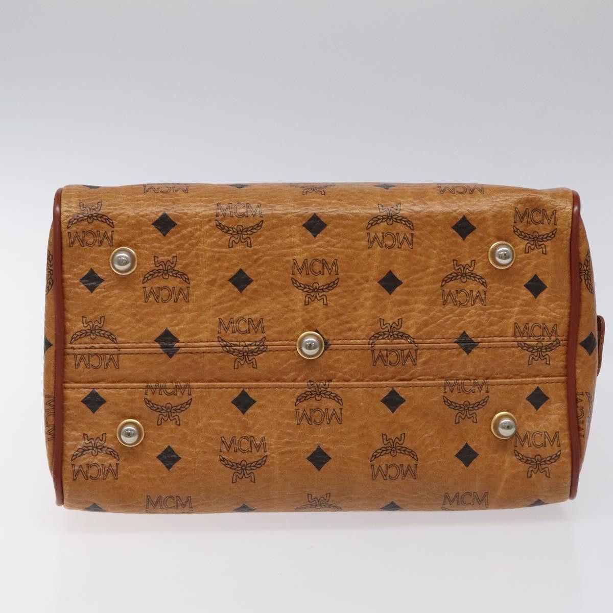 MCM Visetos Brown Canvas Handbag (Pre-Owned) Size ONE SIZE - 6 Thumbnail