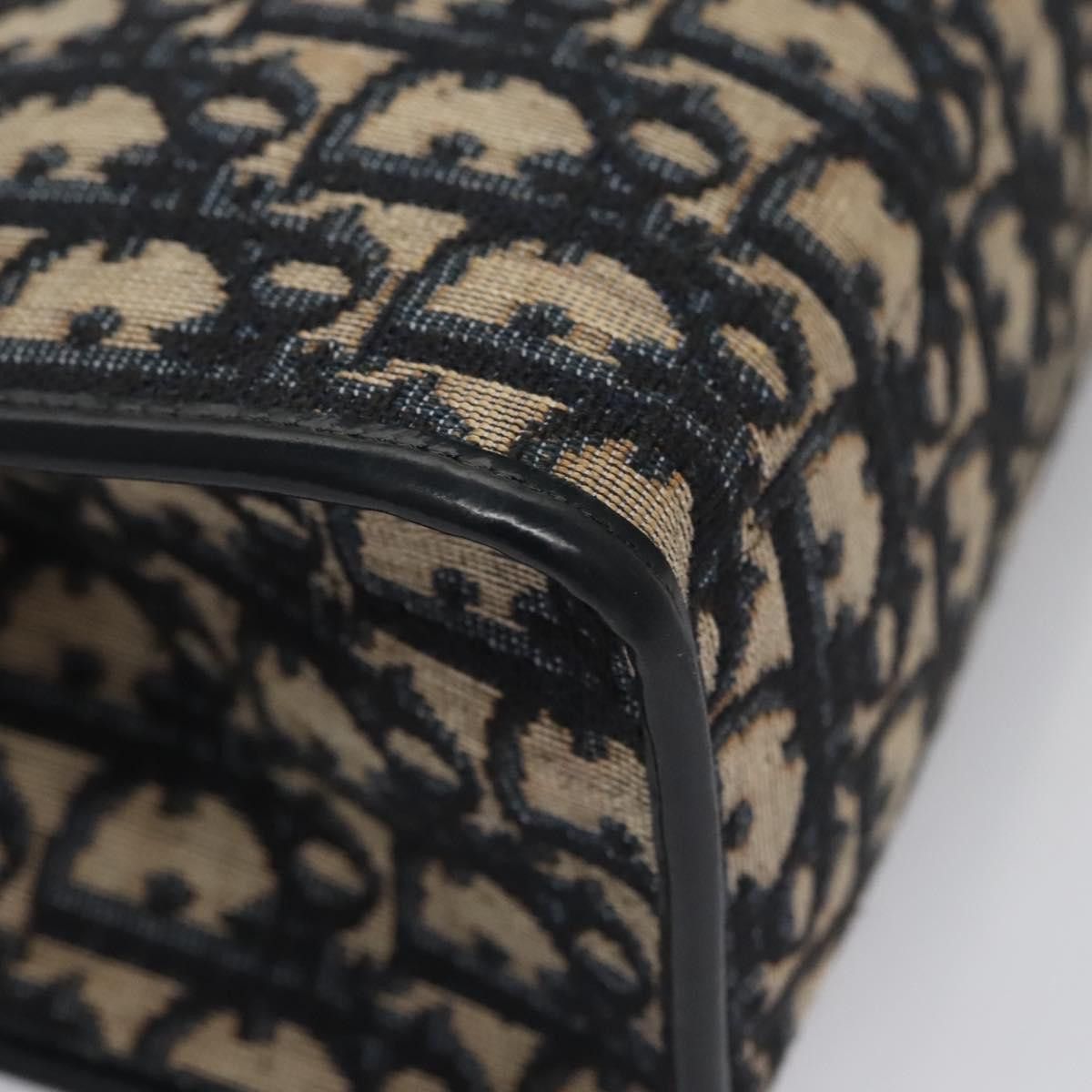 Dior Trotter Navy Canvas Shoulder Bag (Pre-Owned) Size ONE SIZE - 6 Thumbnail