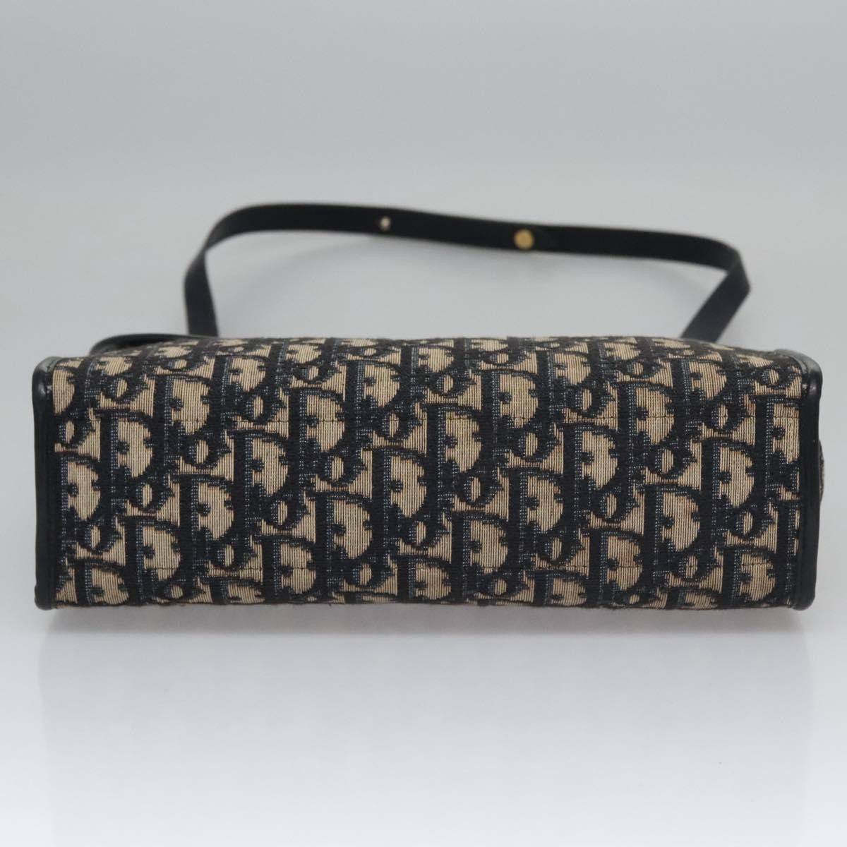 Dior Trotter Navy Canvas Shoulder Bag (Pre-Owned) Size ONE SIZE - 17 Thumbnail