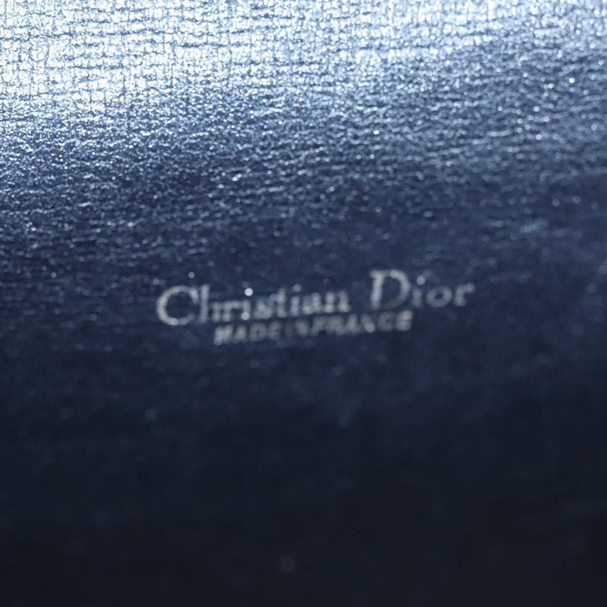 Dior Trotter Navy Canvas Shoulder Bag (Pre-Owned) Size ONE SIZE - 13 Thumbnail