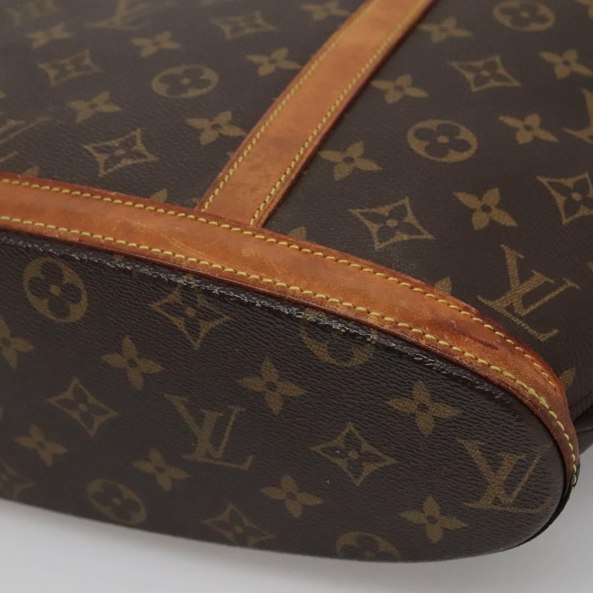 Louis Vuitton Babylone Brown Canvas Tote Bag (Pre-Owned) Size ONE SIZE - 7 Thumbnail