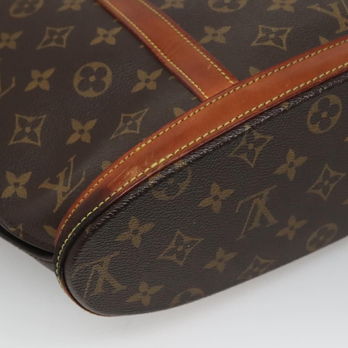 Louis Vuitton Babylone Brown Canvas Tote Bag (Pre-Owned) Size ONE SIZE - 10 Thumbnail