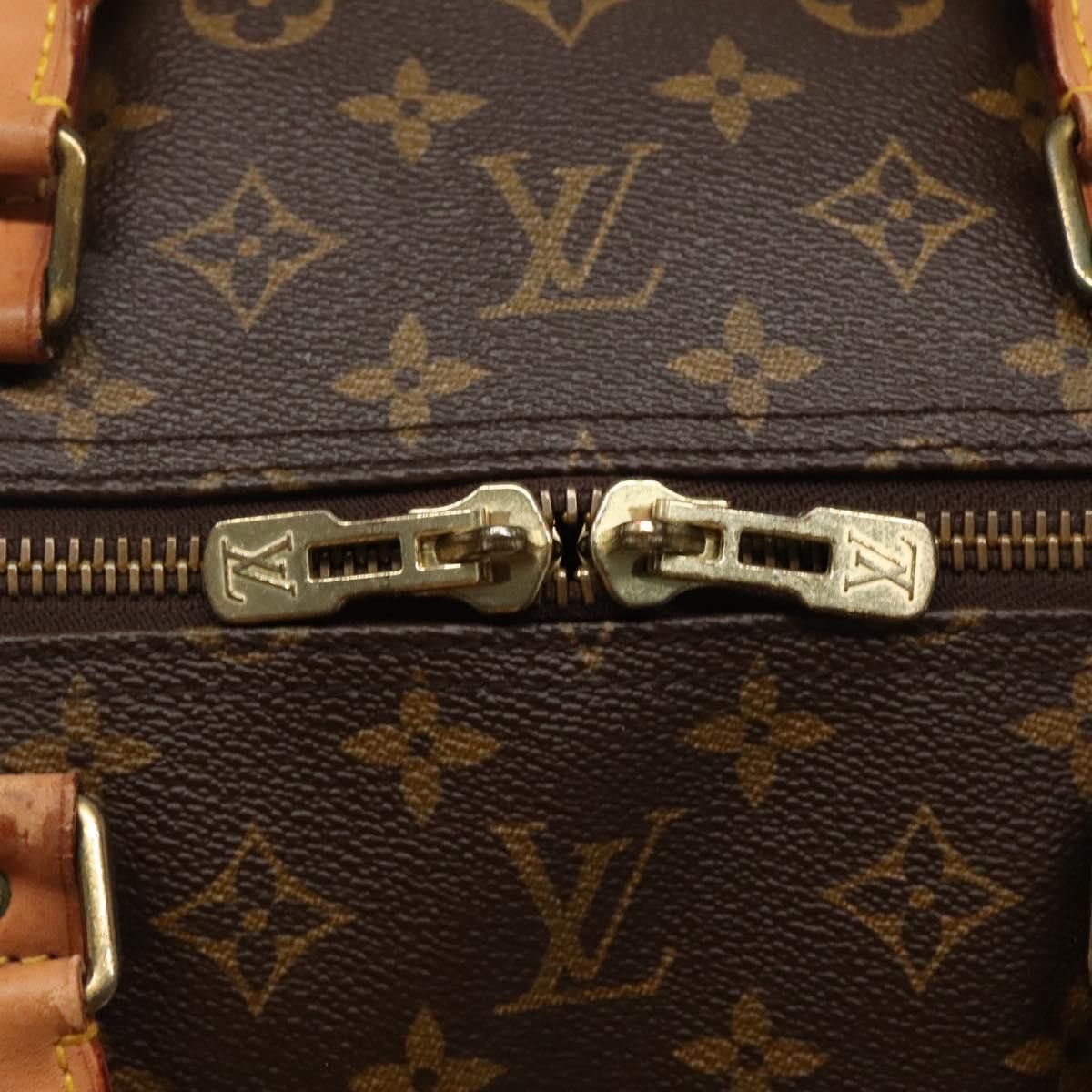 Louis Vuitton Keepall 60 Brown Canvas Travel Bag (Pre-Owned) Size ONE SIZE - 11 Thumbnail
