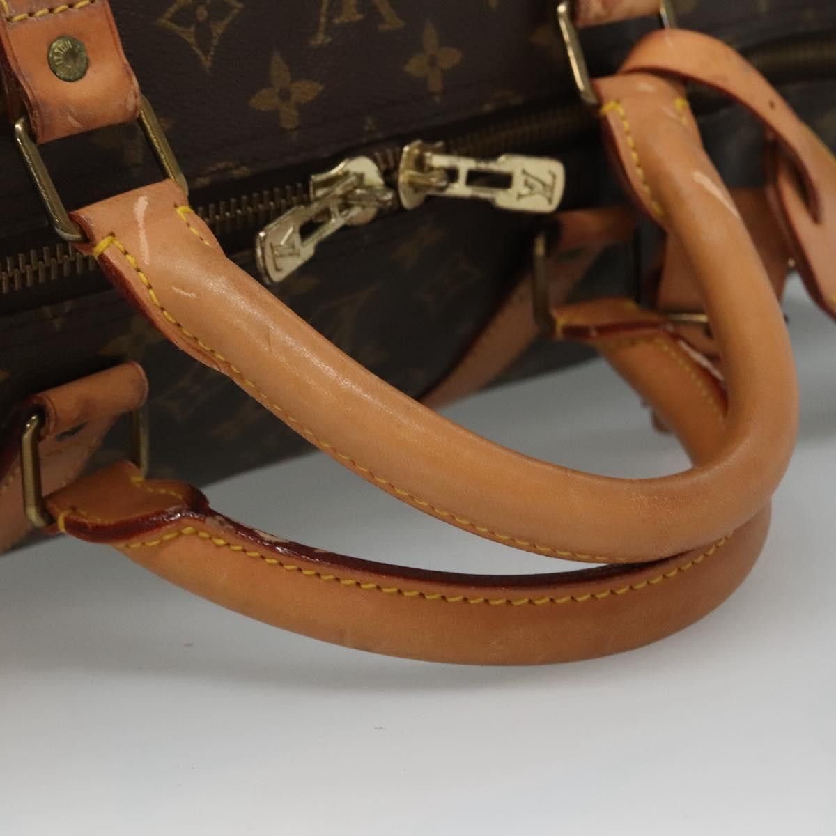 Louis Vuitton Keepall 60 Brown Canvas Travel Bag (Pre-Owned) Size ONE SIZE - 5 Thumbnail