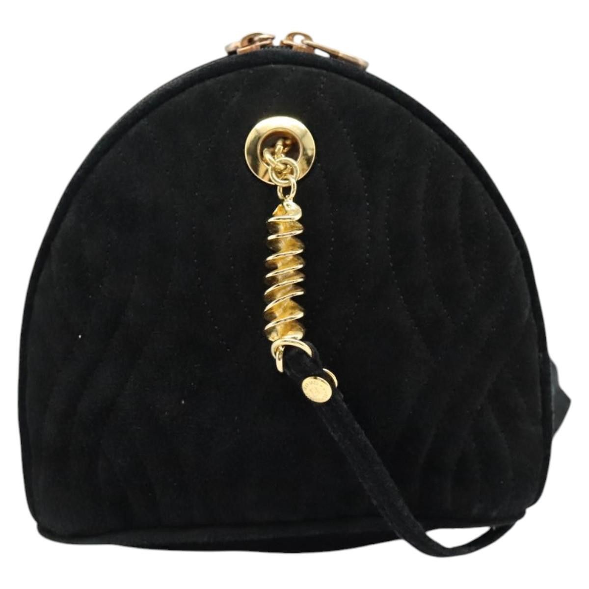 Fendi Black Suede Shoulder Bag (Pre-Owned) Size ONE SIZE - 2 Thumbnail