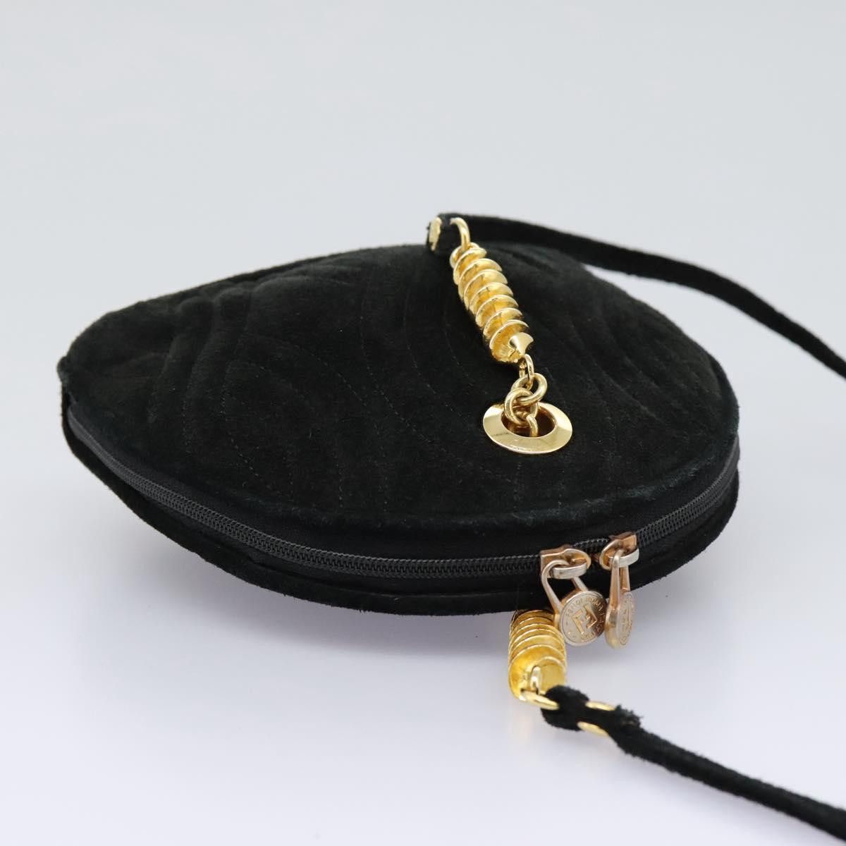 Fendi Black Suede Shoulder Bag (Pre-Owned) Size ONE SIZE - 5 Thumbnail
