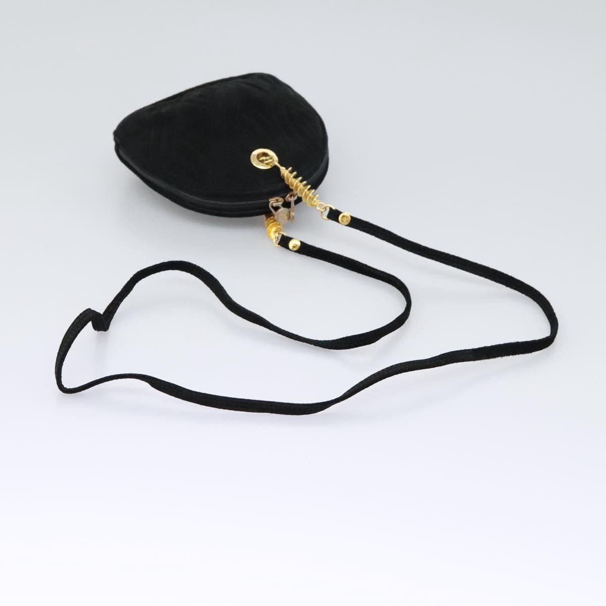 Fendi Black Suede Shoulder Bag (Pre-Owned) Size ONE SIZE - 6 Thumbnail