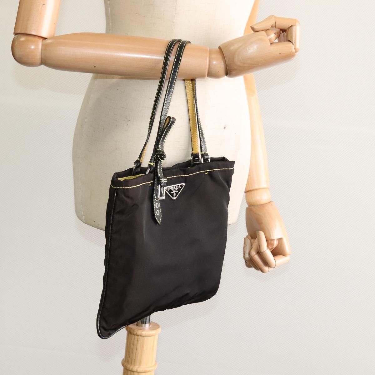 Prada Re-Nylon Black Synthetic Handbag (Pre-Owned) Size ONE SIZE - 17 Thumbnail